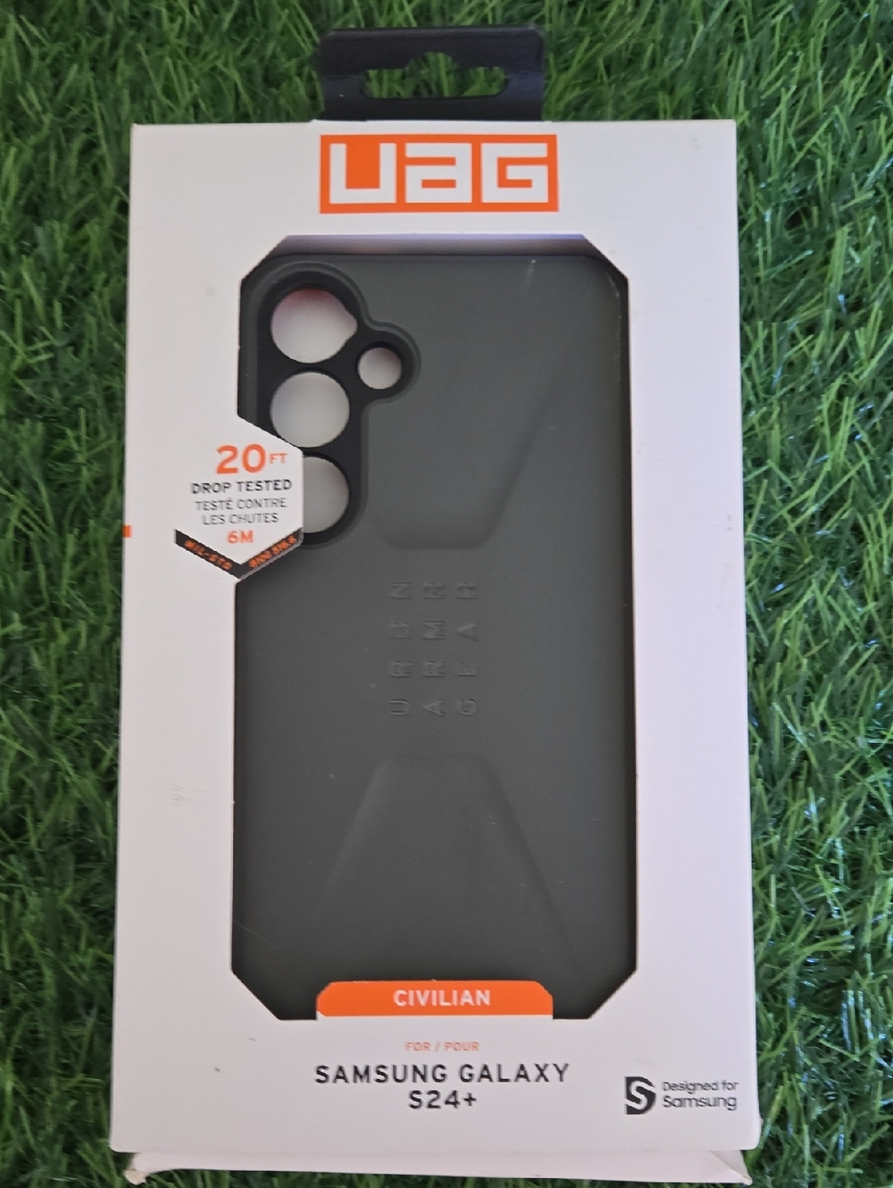 Urban Armor Gear Civilian Case for Samsung Galaxy S24+ - Black